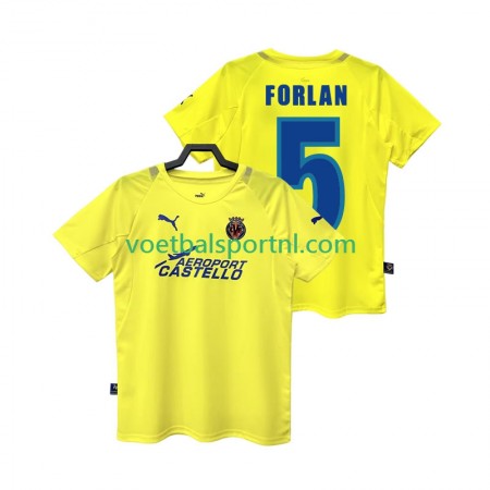 Villarreal CF FORLAN 5 2006 Retro Thuis Shirt 2005
